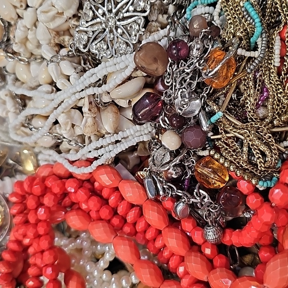 Wearable Mixed Jewelry Lot 3lbs
